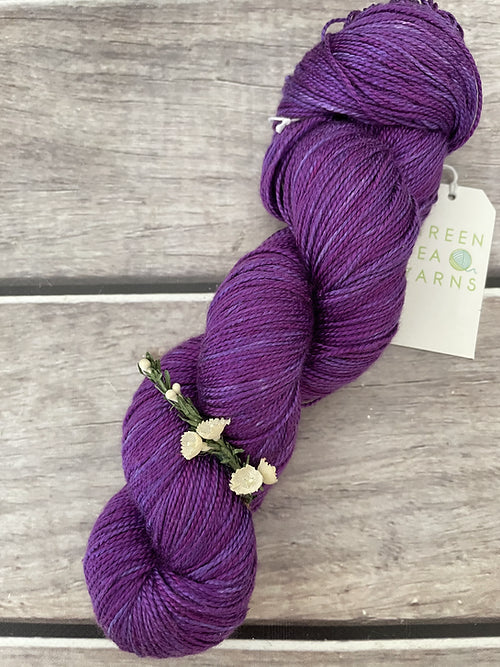 The Witch Is Dead - 4 ply in Mulberry silk