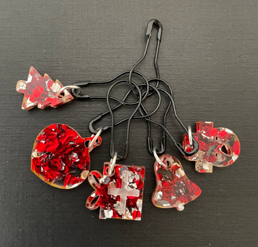 Holiday Gifts Bulb Stitch Markers