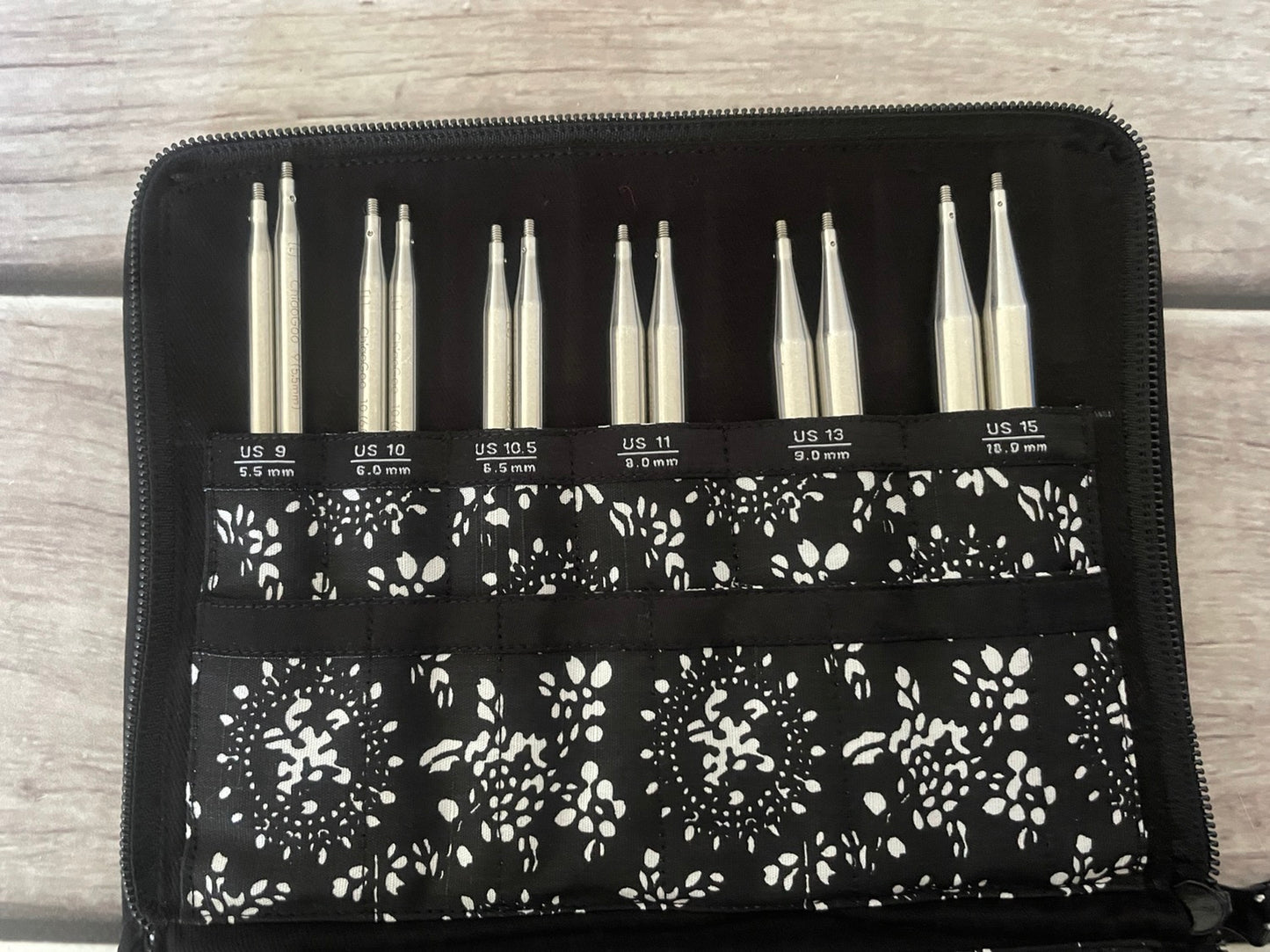 ChiaoGoo TWIST SS Lace Needle set - 5" tips - large