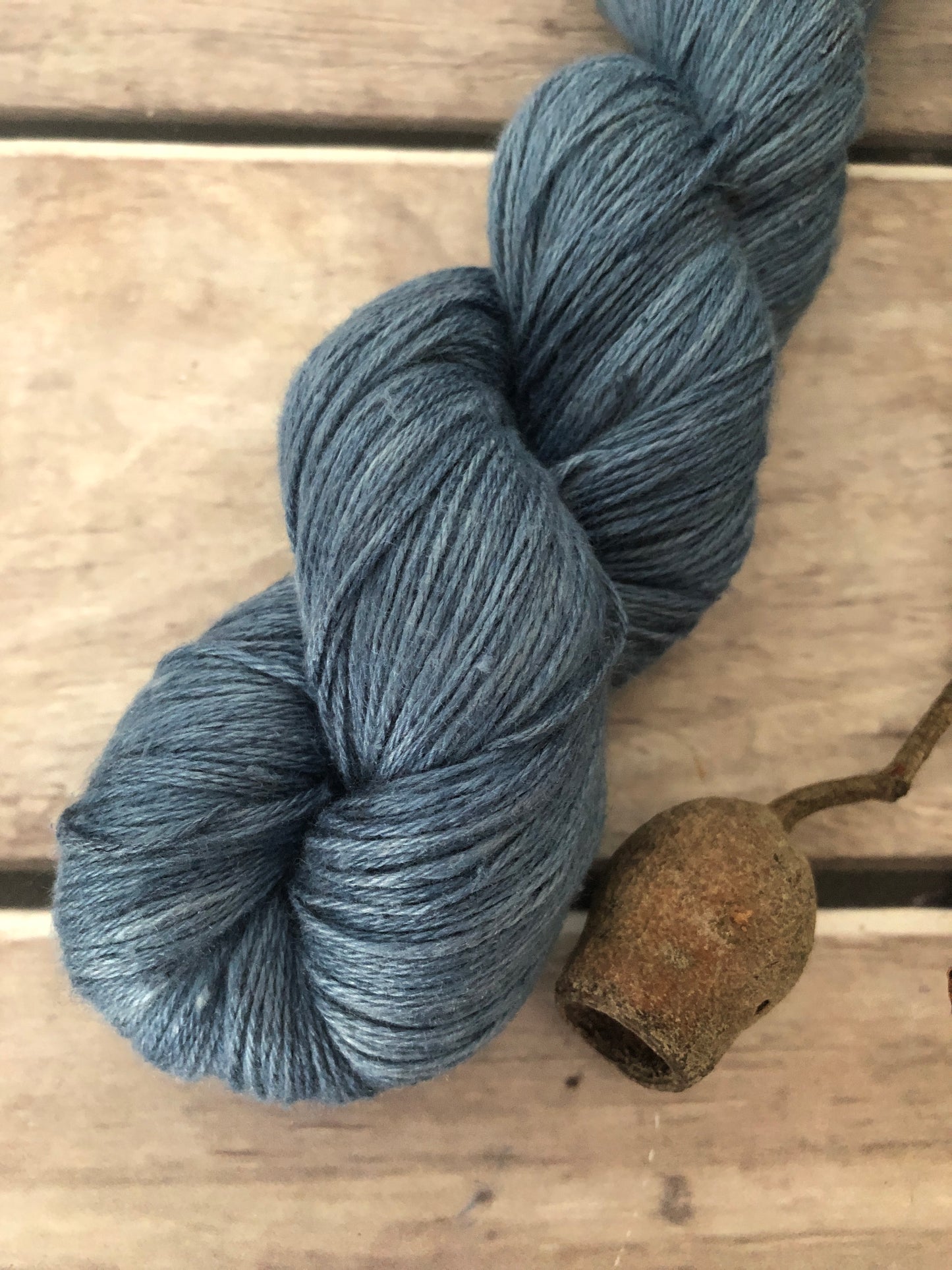 Nauriyu on Linden - 4 ply silk and linen yarn
