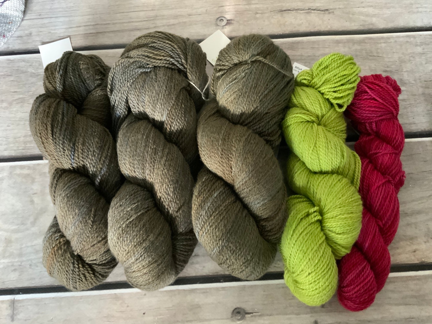 Berries and Ashes set - 4 ply Aussie Merino - Billy 4