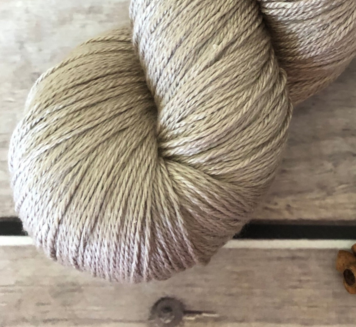 Wild Oats - 4 ply silk and merino - White Cloud