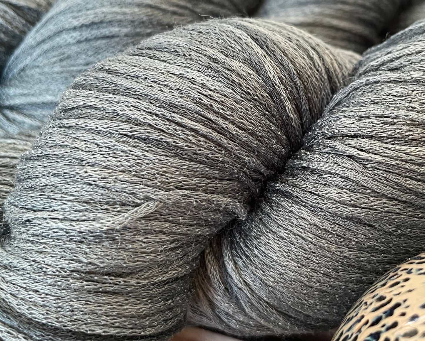 Ashworth ooak on Yecha - Tussah silk chainette yarn - 4 ply - OB