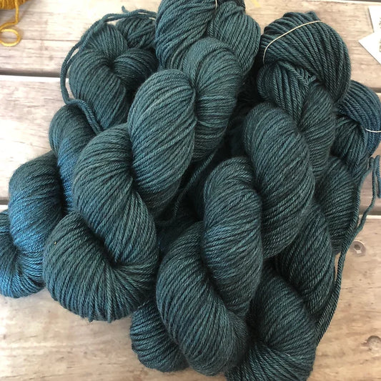 The Time Traveller - on 8 ply merino, silk and yak yarn