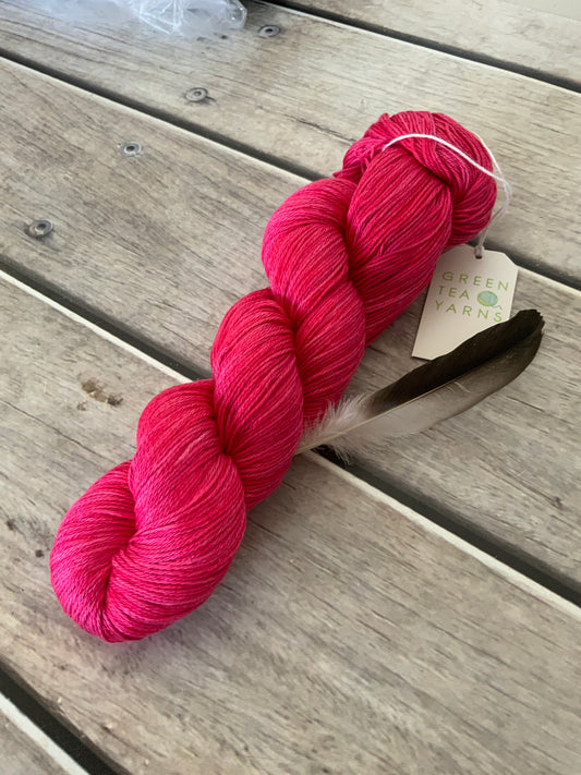 Coral Pink in 4 ply Pima Cotton - Wei Shan