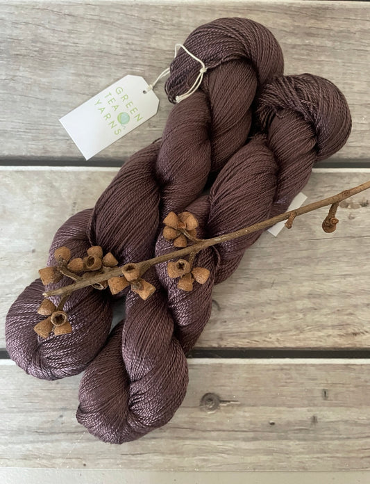 Paperbark - 3 ply pure silk yarn - Ginseng hl