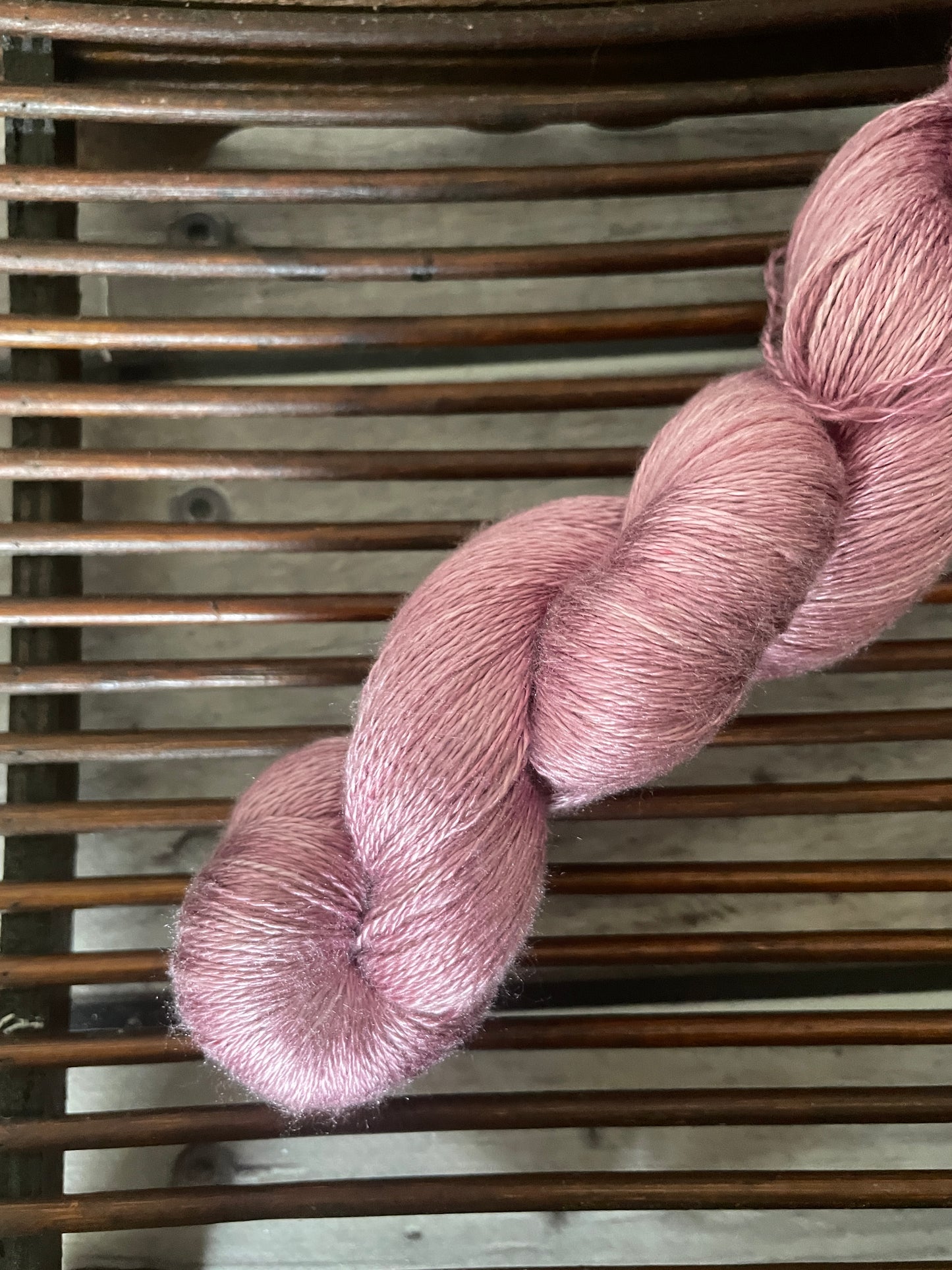 Tea Rose - 2 ply in Mulberry silk - Pekoe (l)