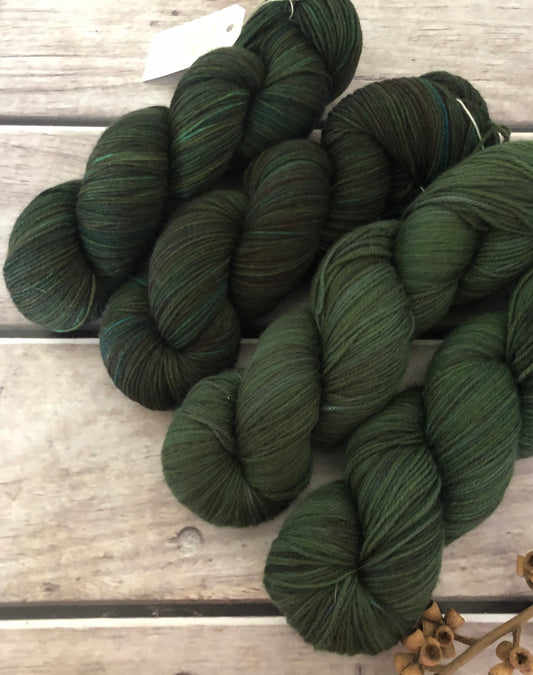 Mountain Fir - 4ply sock yarn in merino & nylon