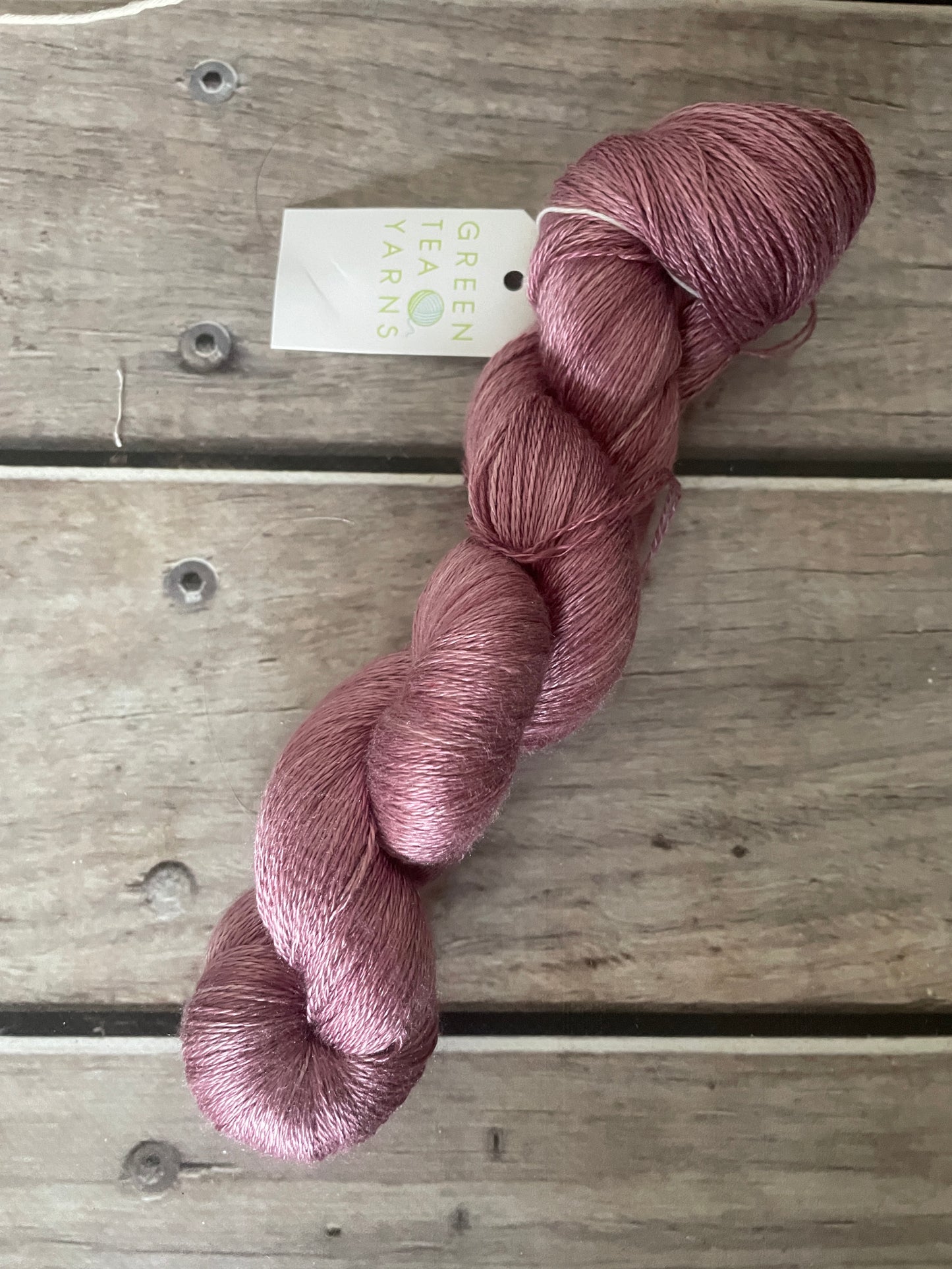 Tea Rose - 2 ply in Mulberry silk - Pekoe (l)