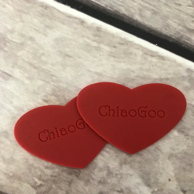 ChiaoGoo rubber heart tighteners