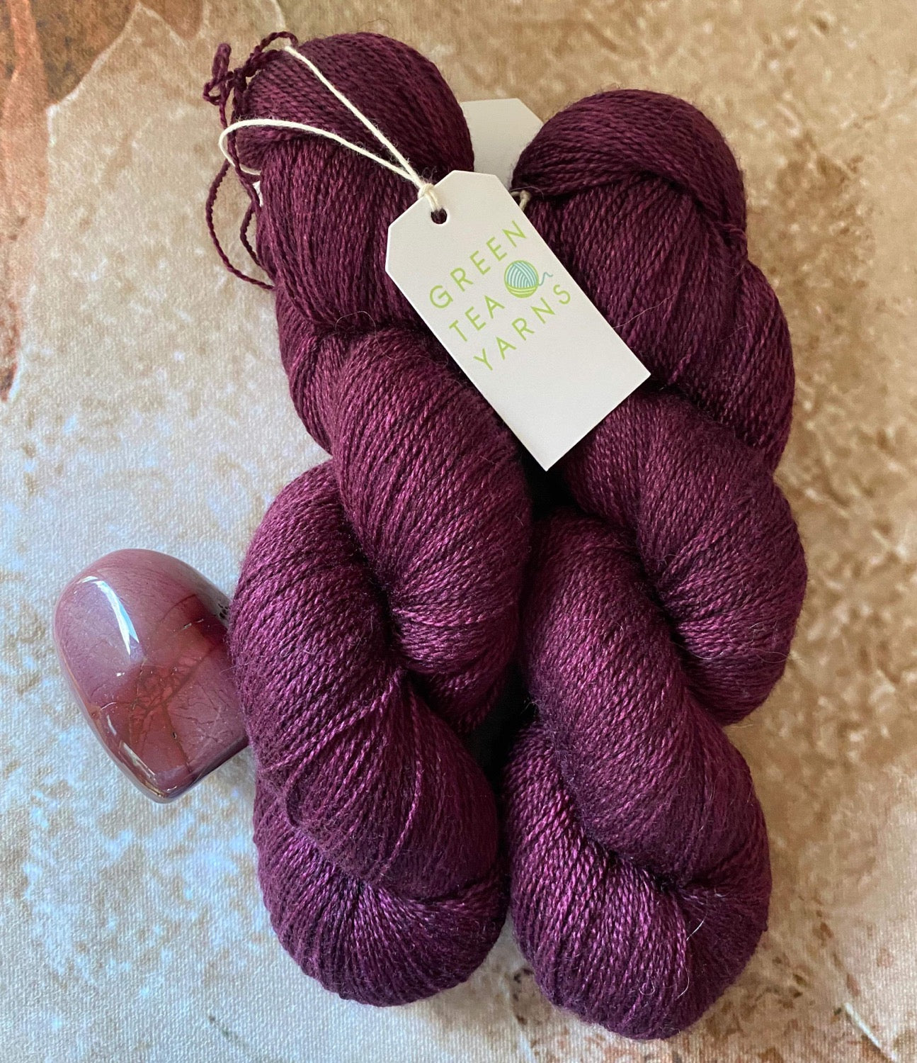 Royal Aubergine - 3 ply in Mulberry silk and BFL