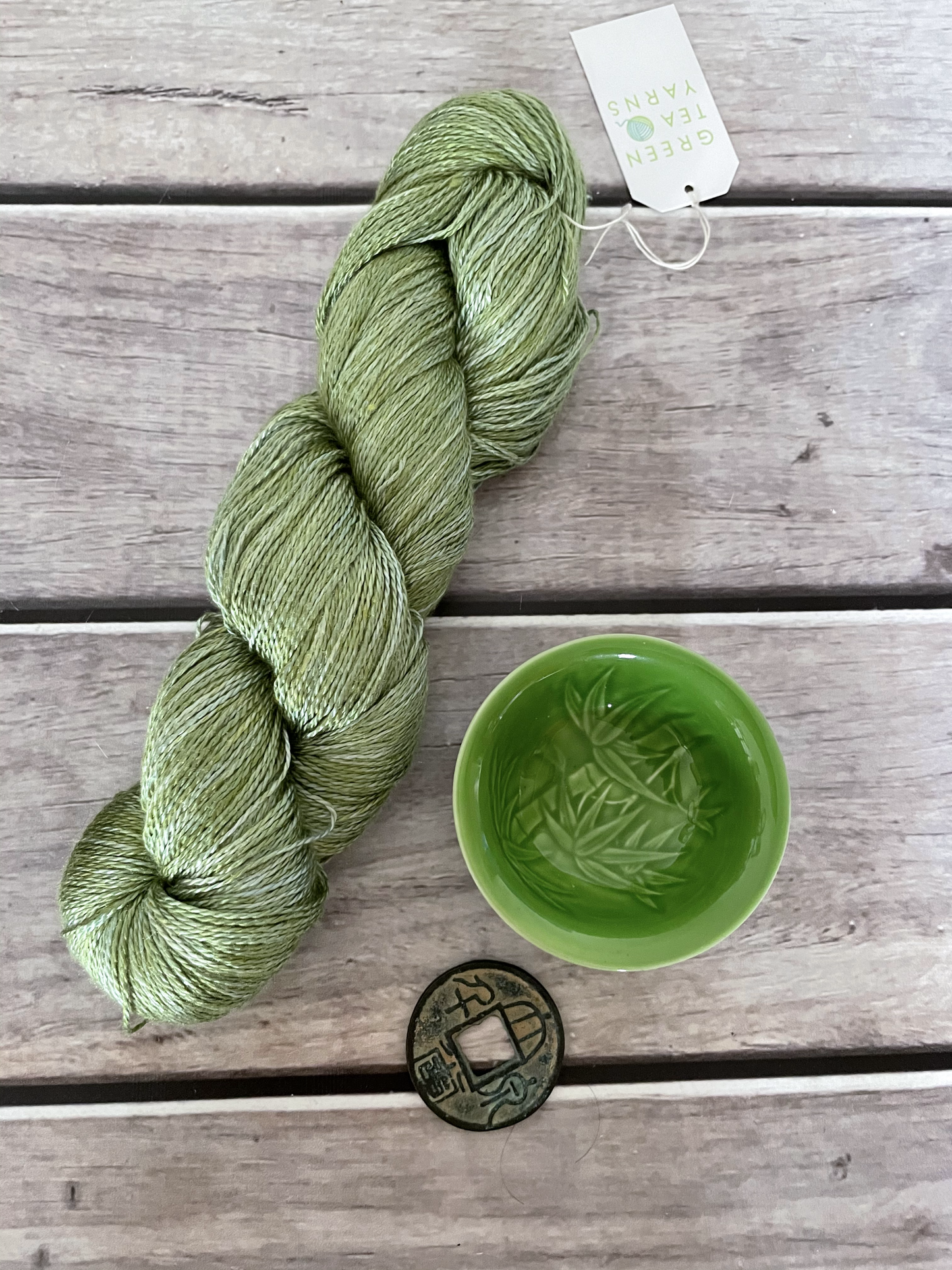 Matcha Green - 3 ply in Mulberry silk - Pekoe hl