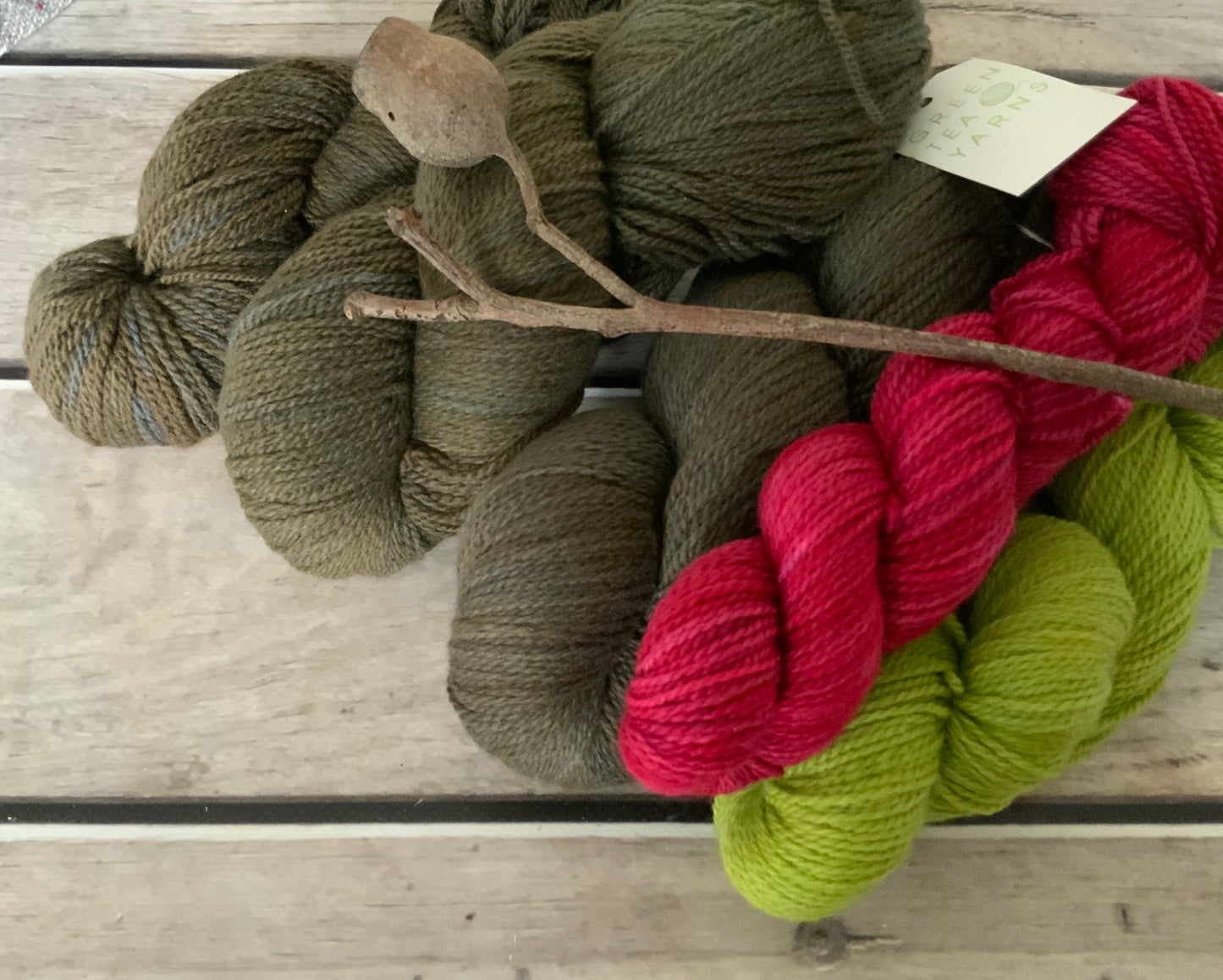 Berries and Ashes set - 4 ply Aussie Merino - Billy 4