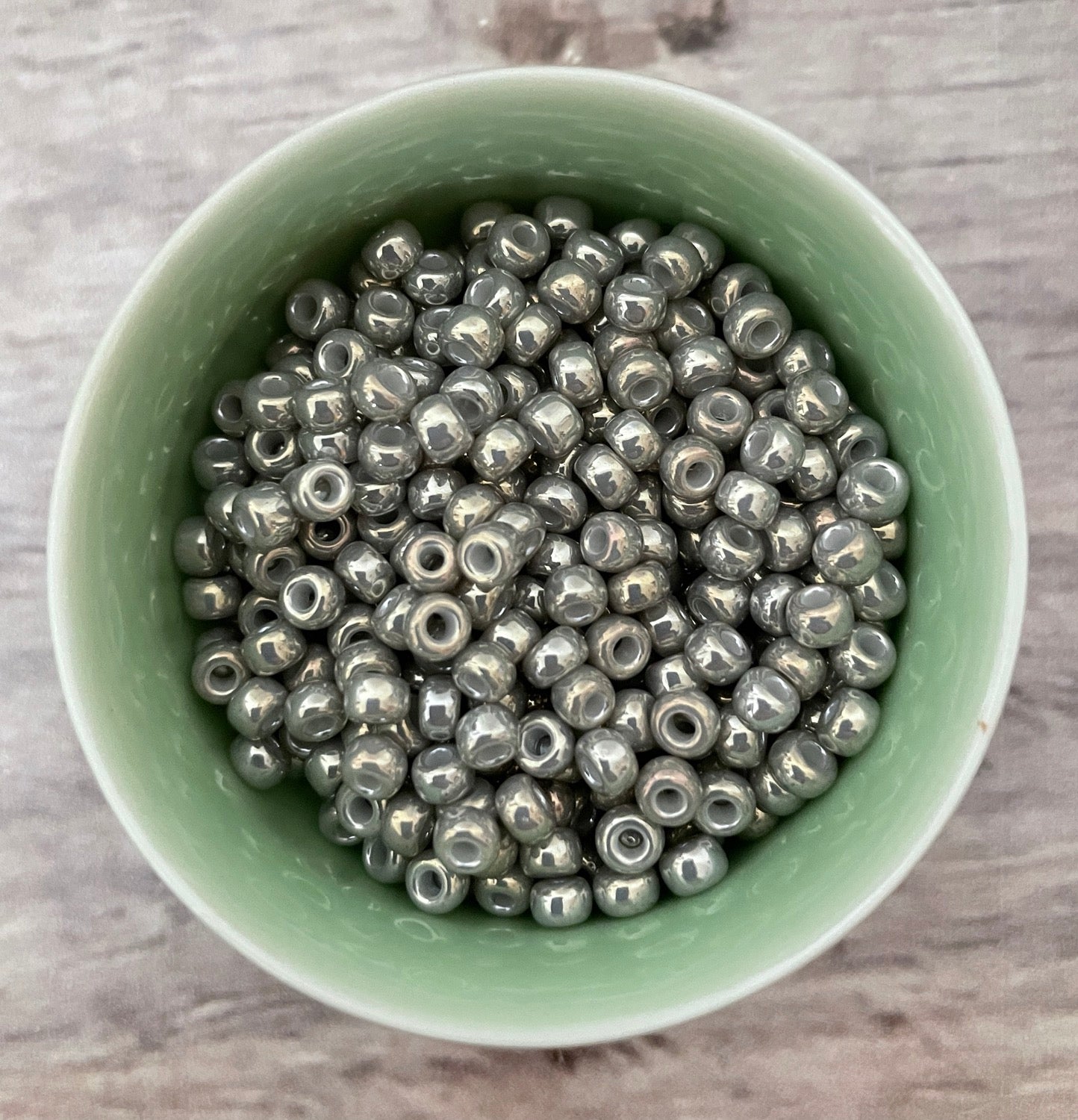 Miyuki 6 - Opaque Smoke Grey Lustre