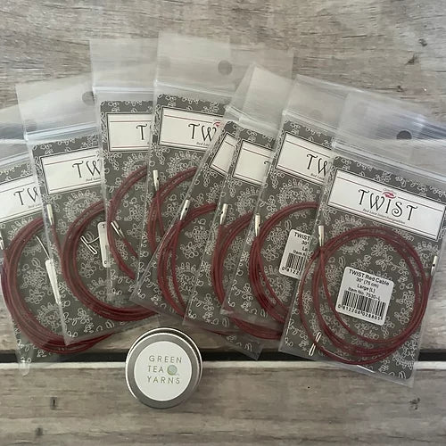 ChiaoGoo TWIST Red Lace Cables - Large