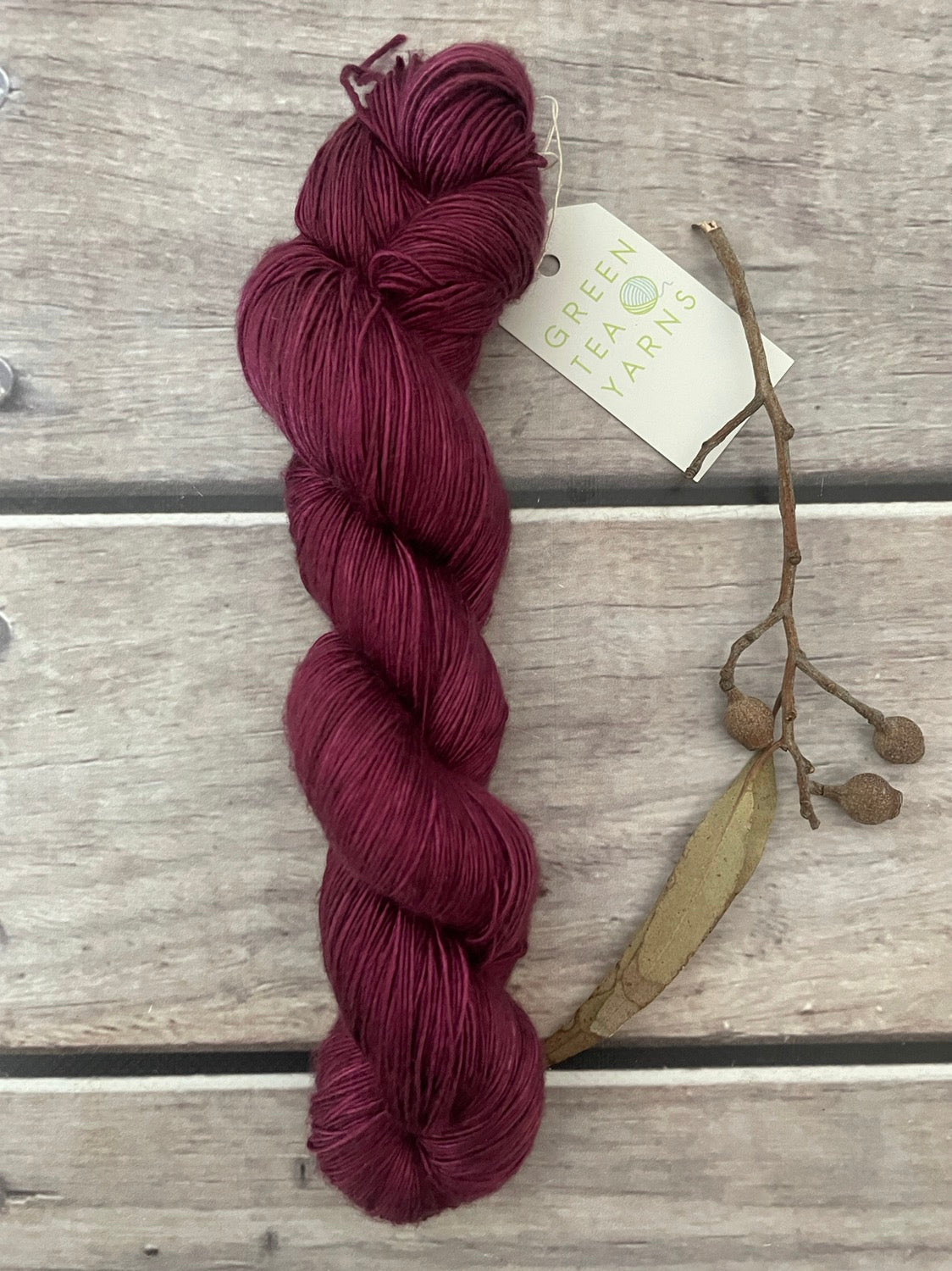 Claret ooak - 4 ply mulberry silk single -Rougui OB