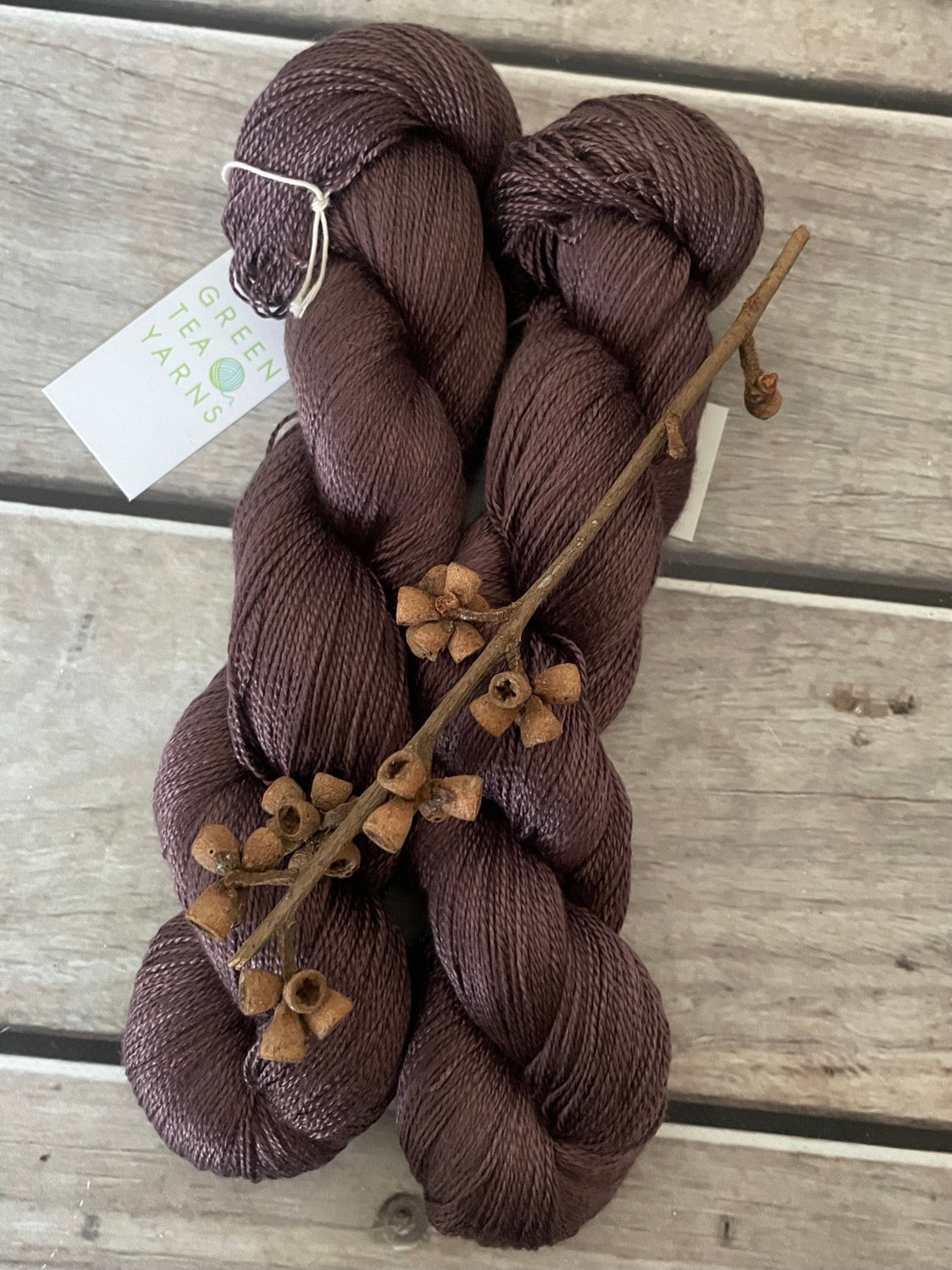 Paperbark - 3 ply pure silk yarn - Ginseng hl