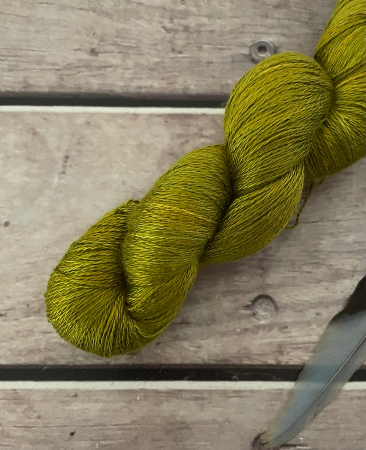 Someone's Sweater - 2 ply in Mulberry silk - Pekoe (l)
