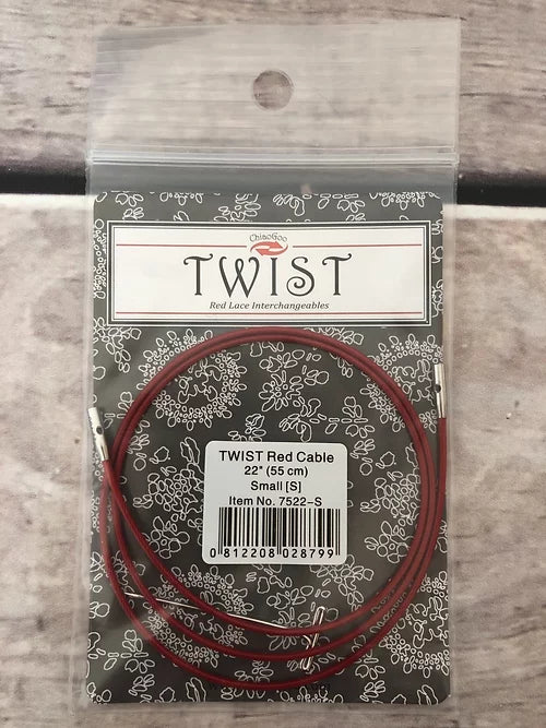 ChiaoGoo TWIST Red Lace Cables - small