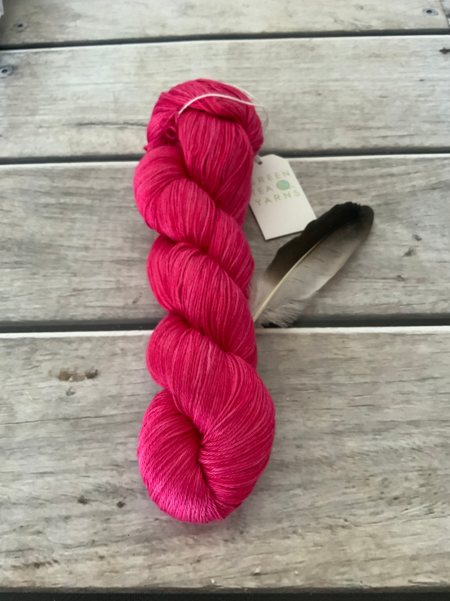 Coral Pink in 4 ply Pima Cotton - Wei Shan