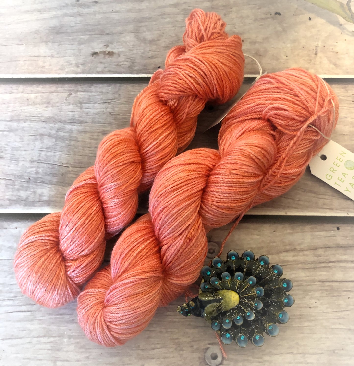 Flamingoes - 4 ply in Mulberry silk and BFL