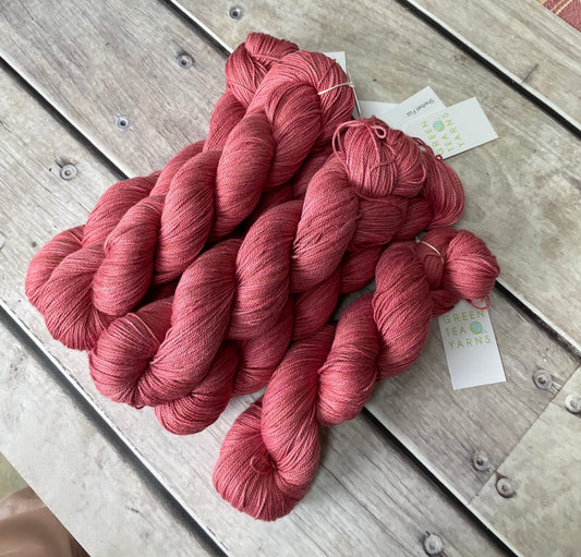 Sherbet Fizz on Camelia - silk and cotton 4 ply