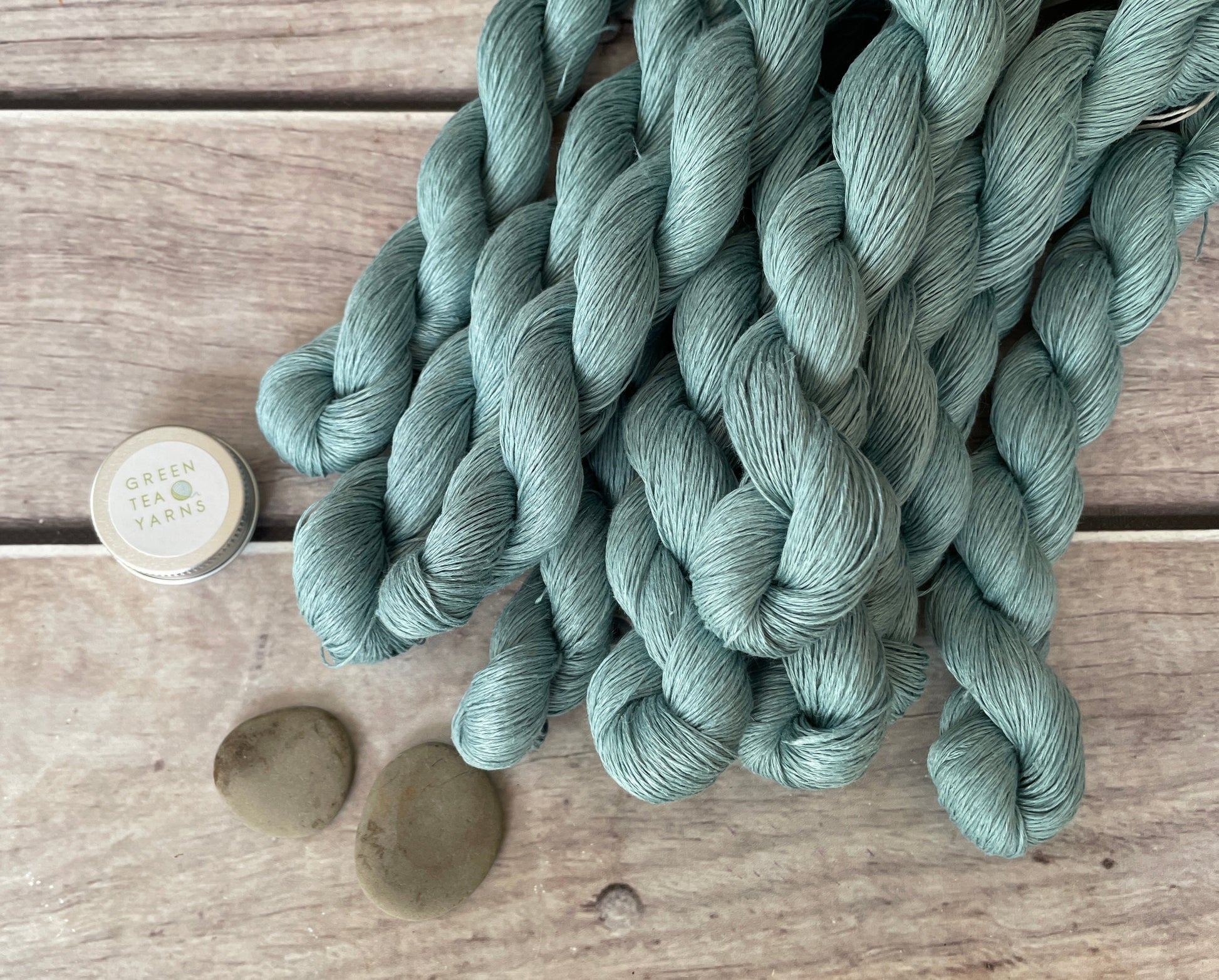 Seafoam on Ceylon - 4 ply linen yarn